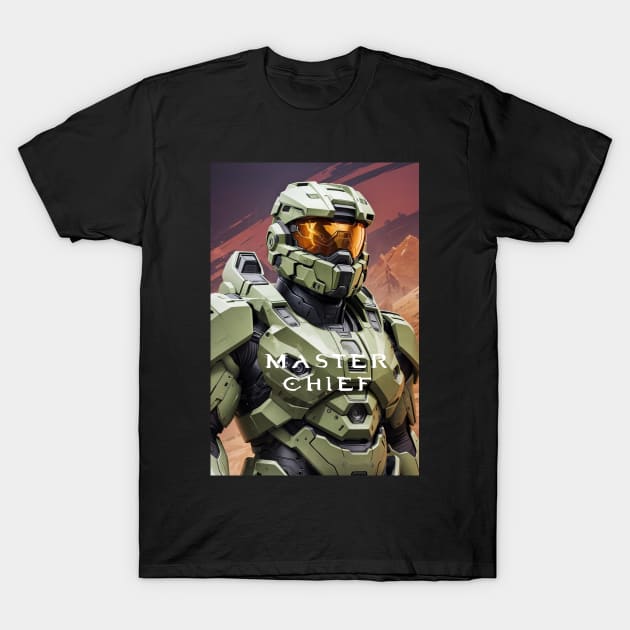 Halo Master Chief T-Shirt by Ratherkool